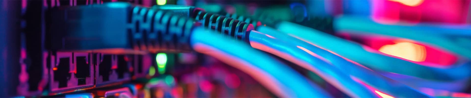 A close up of cables.